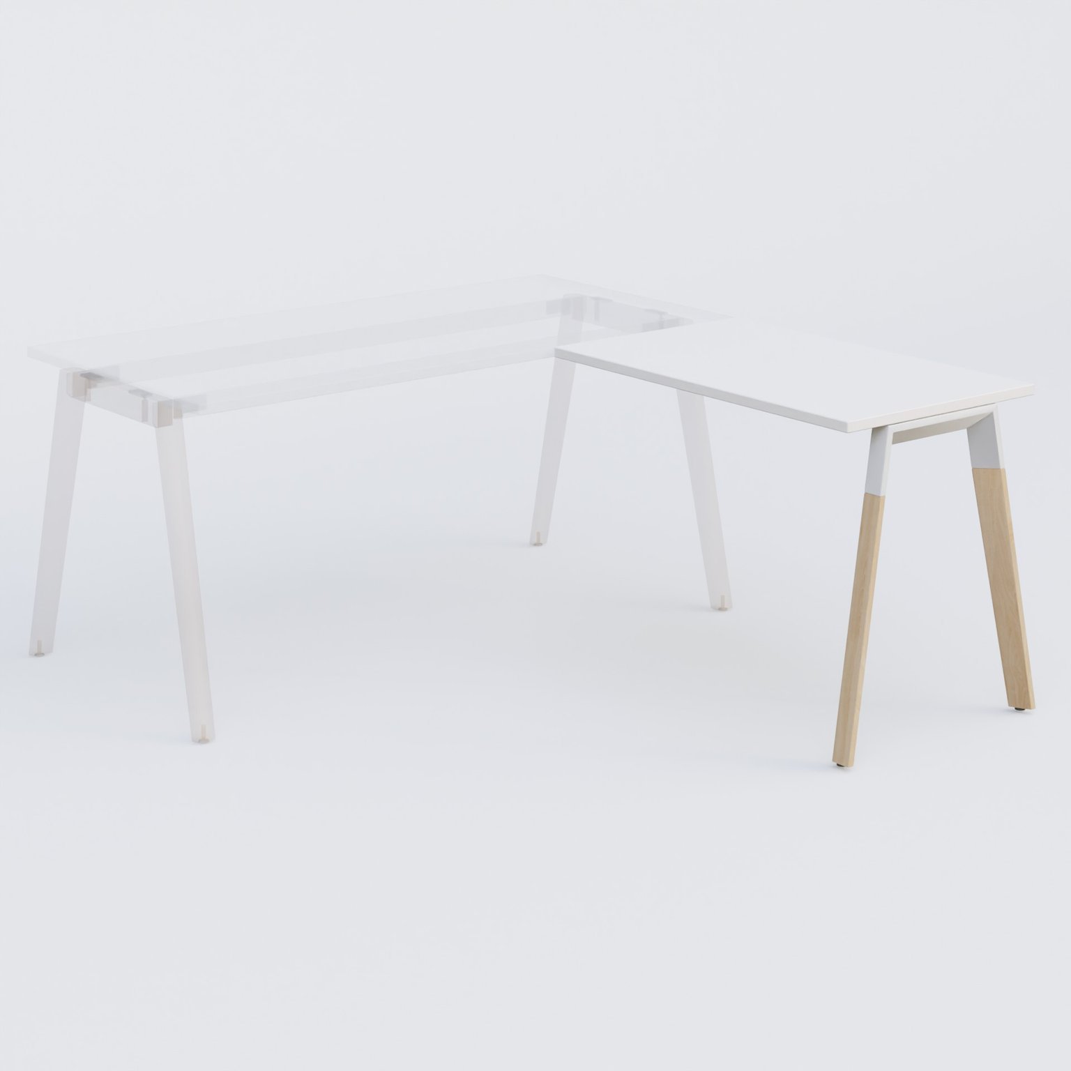 K8Wood Retour direct 100x60 sur pied-