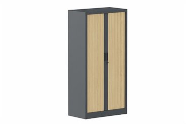 ARMOIRES A RIDEAUX - Largeur 80 cm - Armoire à rideaux H160xL080cm 3 tablettes