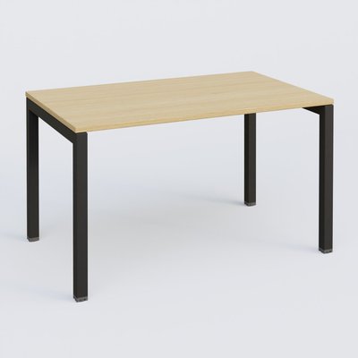 Gamme K3 - Plans droits - K3 plan droit 140x70cm, plateau chêne, structure Noire