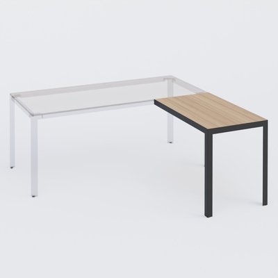 [Pas de famille] - [Pas de sous famille] - X7-RETOUR DE BUREAU 1200X600 PLATEAU 18MM.
