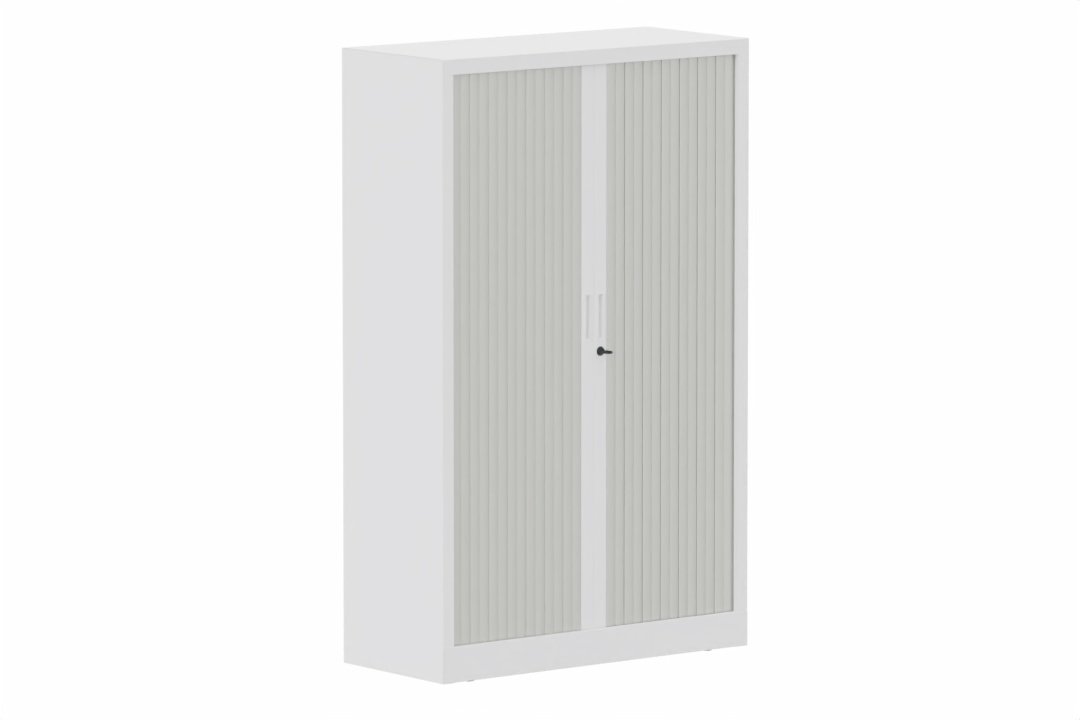 Armoire à rideaux H160xL100cm 3 tablettes