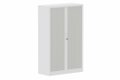 Armoire à rideaux H160xL100cm 3 tablettes