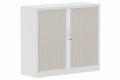 Armoire à rideaux H105xL120cm 2 tablettes