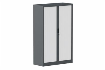 ARMOIRES A RIDEAUX - Largeur 100 cm - Armoire à rideaux H160xL100cm 3 tablettes