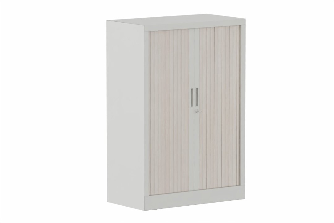 Armoire à rideaux H118xL080cm 2 tablettes