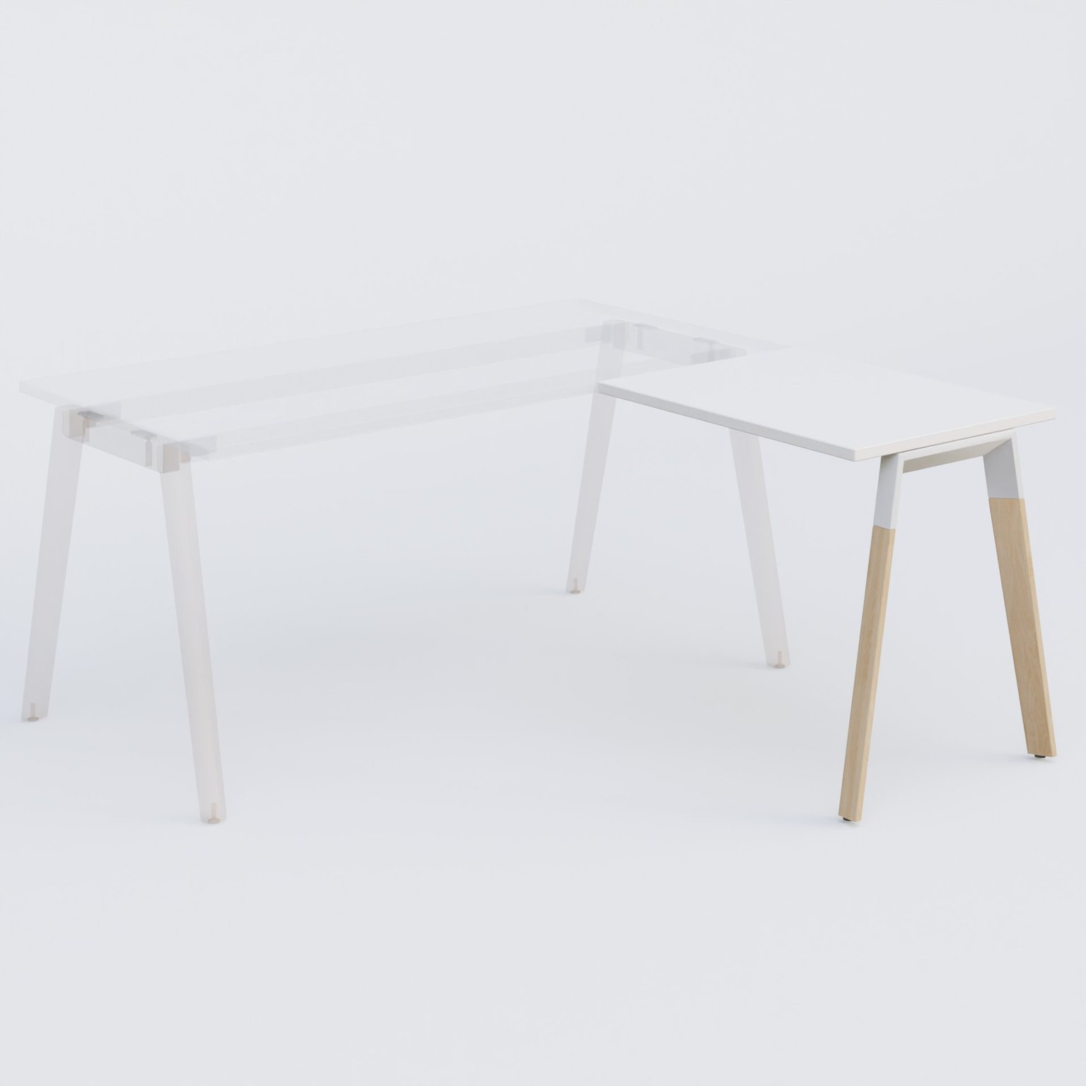 K8Wood Retour direct 80x60 sur pied-