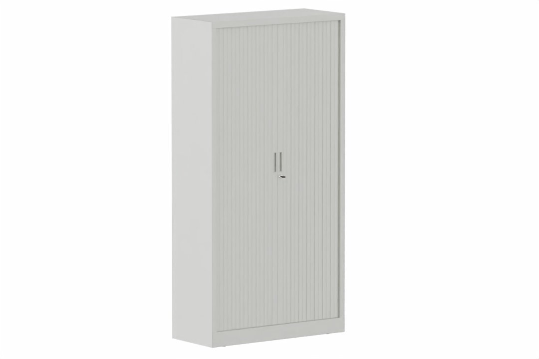 Armoire à rideaux H198xL100cm 4 tablettes