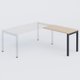 Retour direct 120x60cm sur pied hêtre/anthracite