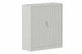 Armoire à rideaux H135xL120cm 2 tablettes
