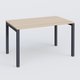 Plan droit 140x80cm hêtre/anthracite
