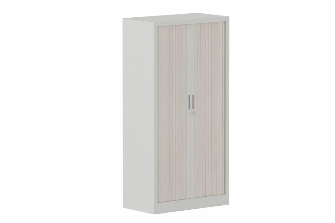 Armoire à rideaux H160xL080cm 3 tablettes