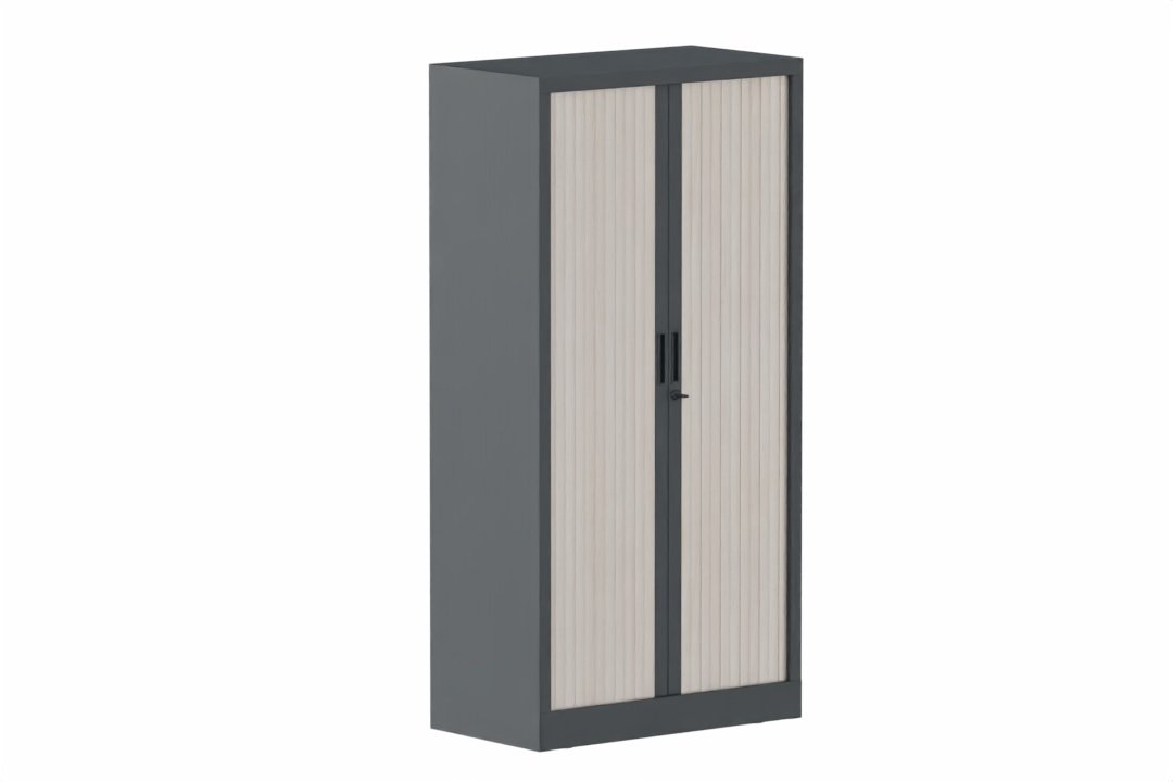 Armoire à rideaux H160xL080cm 3 tablettes