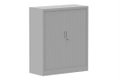 Armoire à rideaux H118xL100cm 2 tablettes
