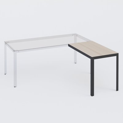 [Pas de famille] - [Pas de sous famille] - X7-RETOUR DE BUREAU 1200X600 PLATEAU 18MM.