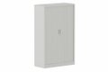 Armoire à rideaux H160xL100cm 3 tablettes