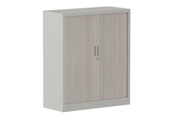 ARMOIRES A RIDEAUX - Largeur 100 cm - Armoire à rideaux H118xL100cm 2 tablettes