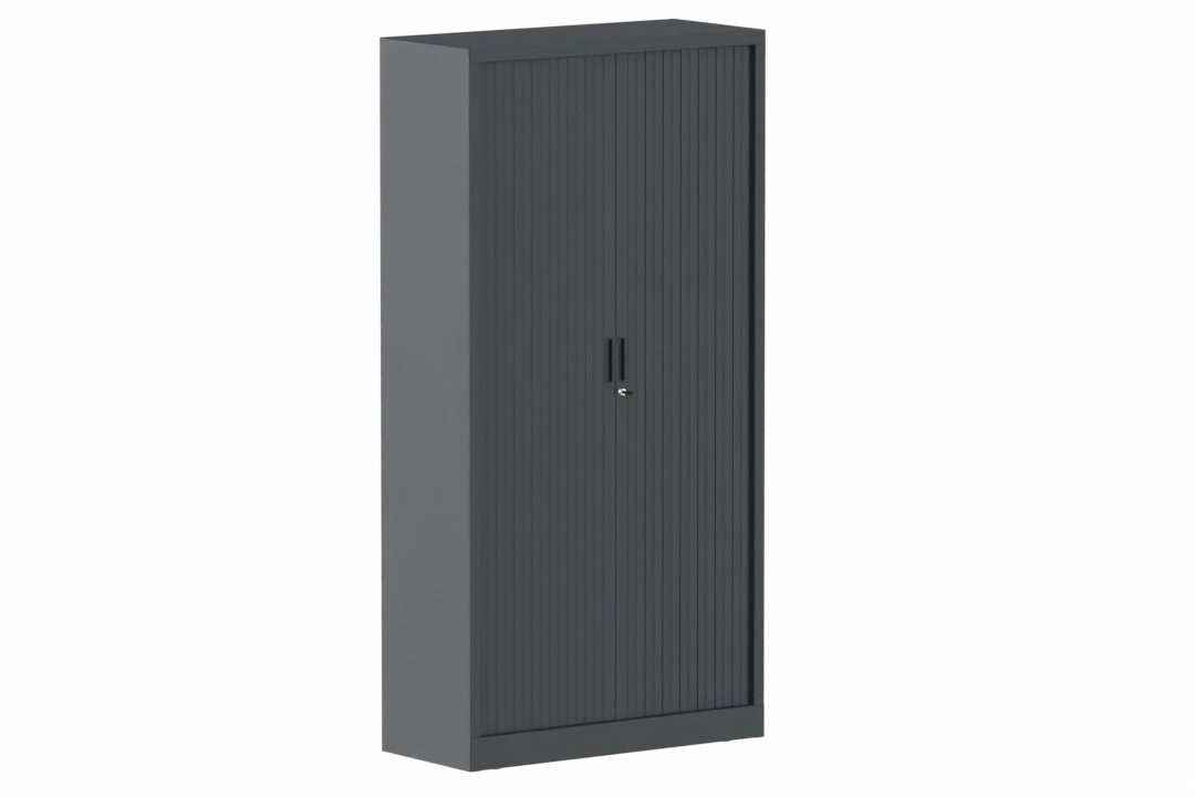 Armoire à rideaux H198xL100cm 4 tablettes