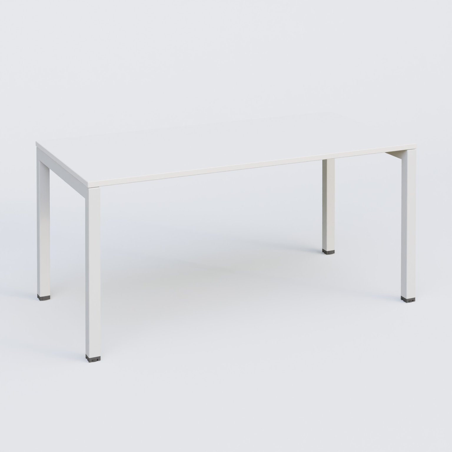 Plan droit 180x80cm blanc/blanc - sur délai