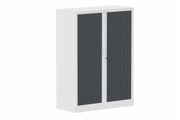 ARMOIRES A RIDEAUX - Largeur 100 cm - Armoire à rideaux H135xL100cm 2 tablettes