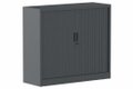 Armoire à rideaux H105xL120cm 2 tablettes