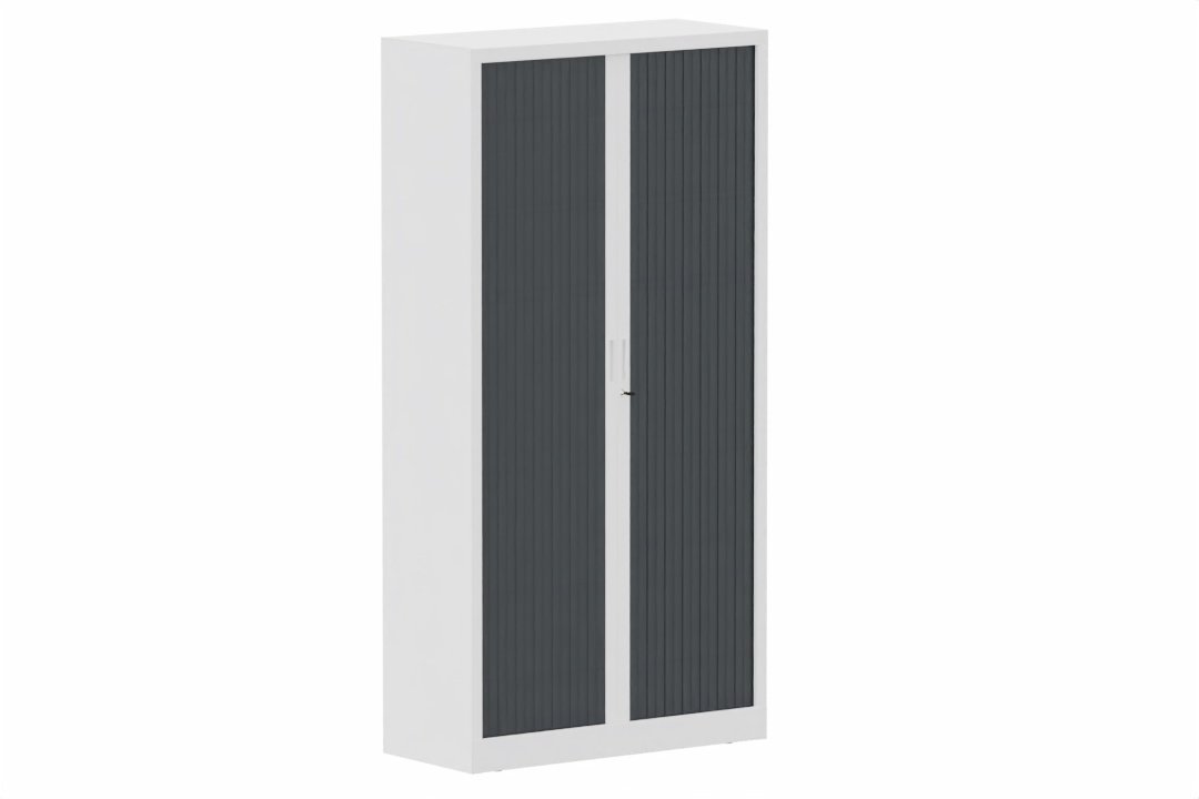 Armoire à rideaux H198xL100cm 4 tablettes