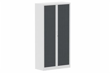 ARMOIRES A RIDEAUX - Largeur 80 cm - Armoire à rideaux H198xL080cm 4 tablettes