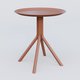 Table Basse Fashion Styl HT 47 piètement 4 branches et plateau métal D 47