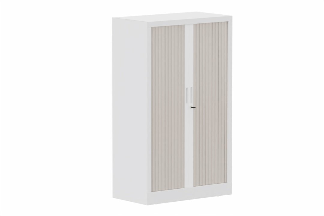 Armoire à rideaux H135xL080cm 2 tablettes