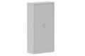 Armoire à rideaux H198xL120cm 4 tablettes