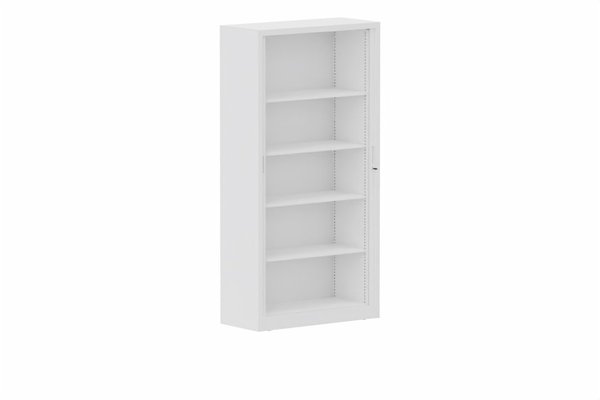 ARMOIRES A RIDEAUX - Largeur 100 cm - Armoire à rideaux H198xL100cm 4 tablettes