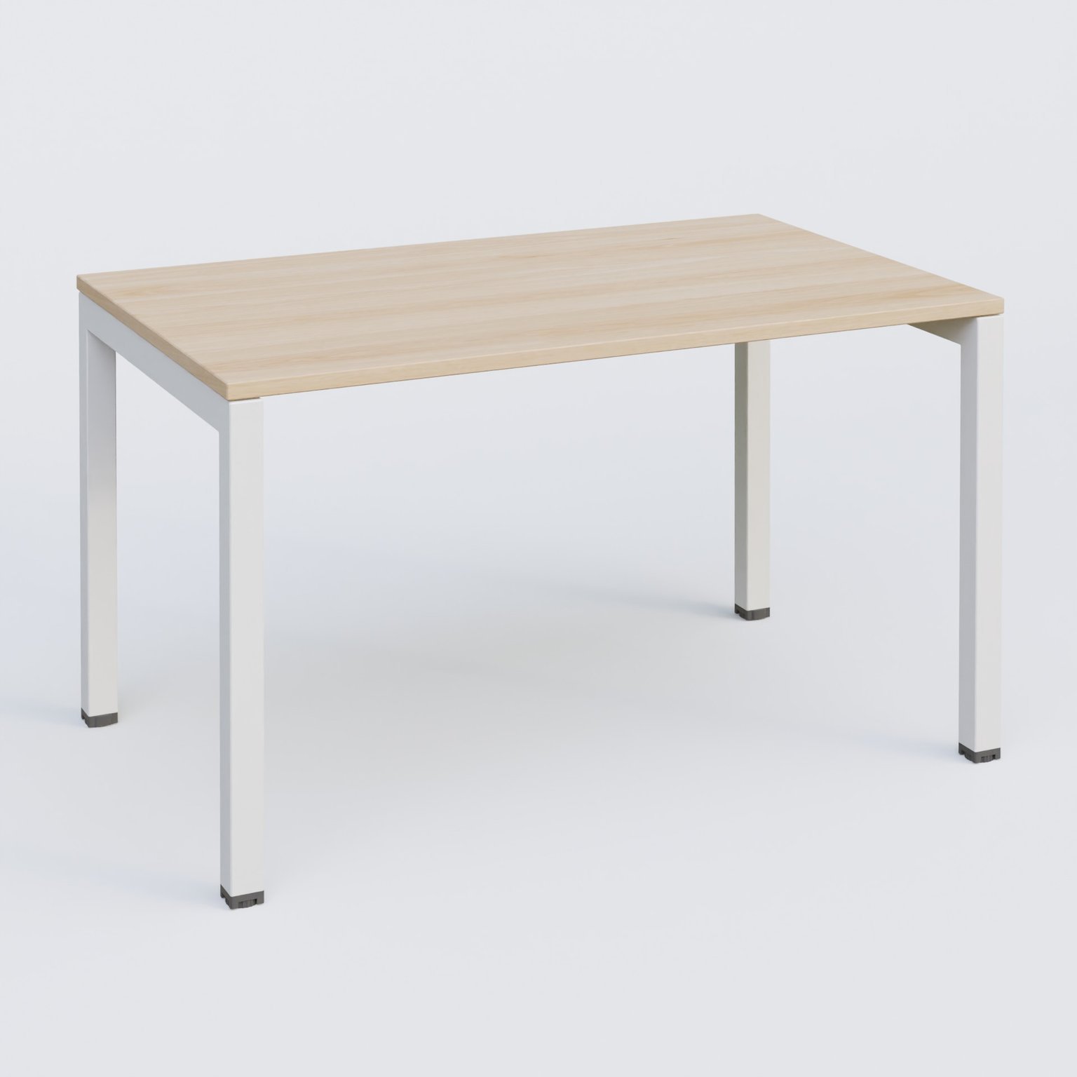 Plan droit 140x80cm hêtre/blanc