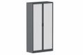 Armoire à rideaux H198xL080cm 4 tablettes