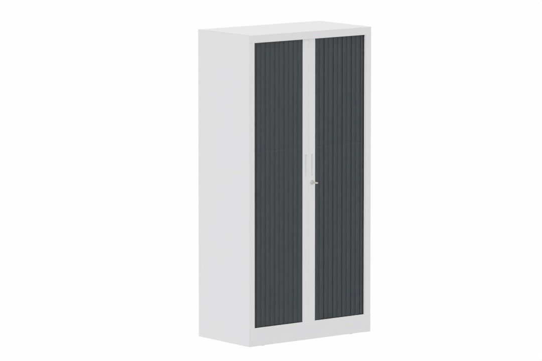 Armoire à rideaux H160xL080cm 3 tablettes