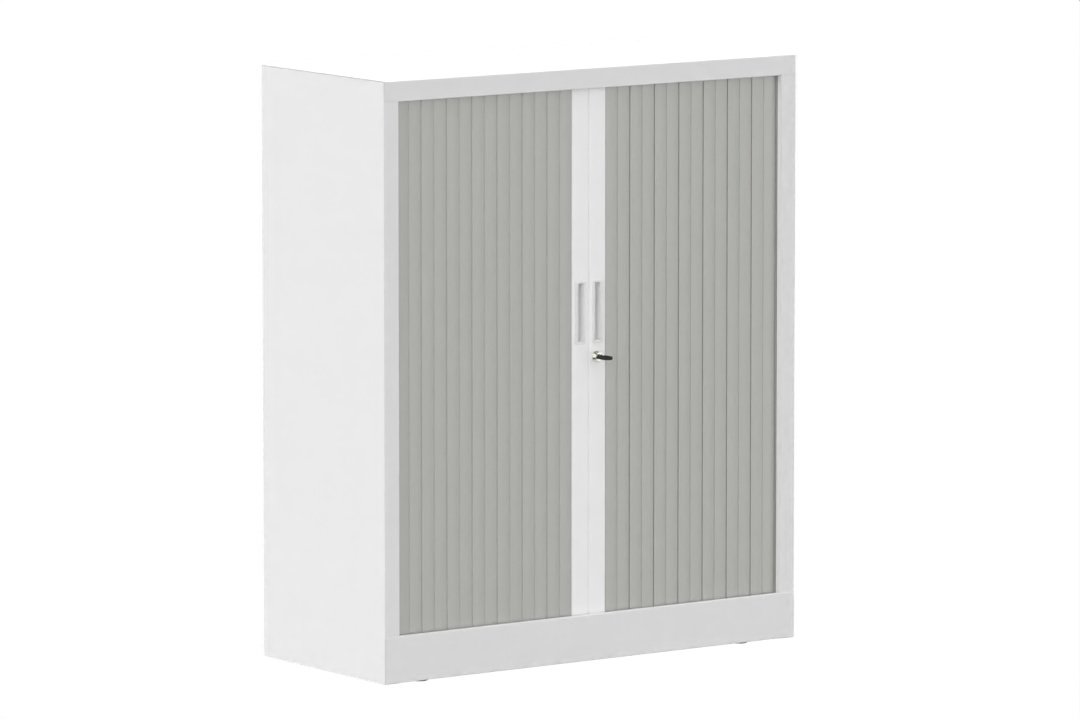 Armoire à rideaux H118xL100cm 2 tablettes