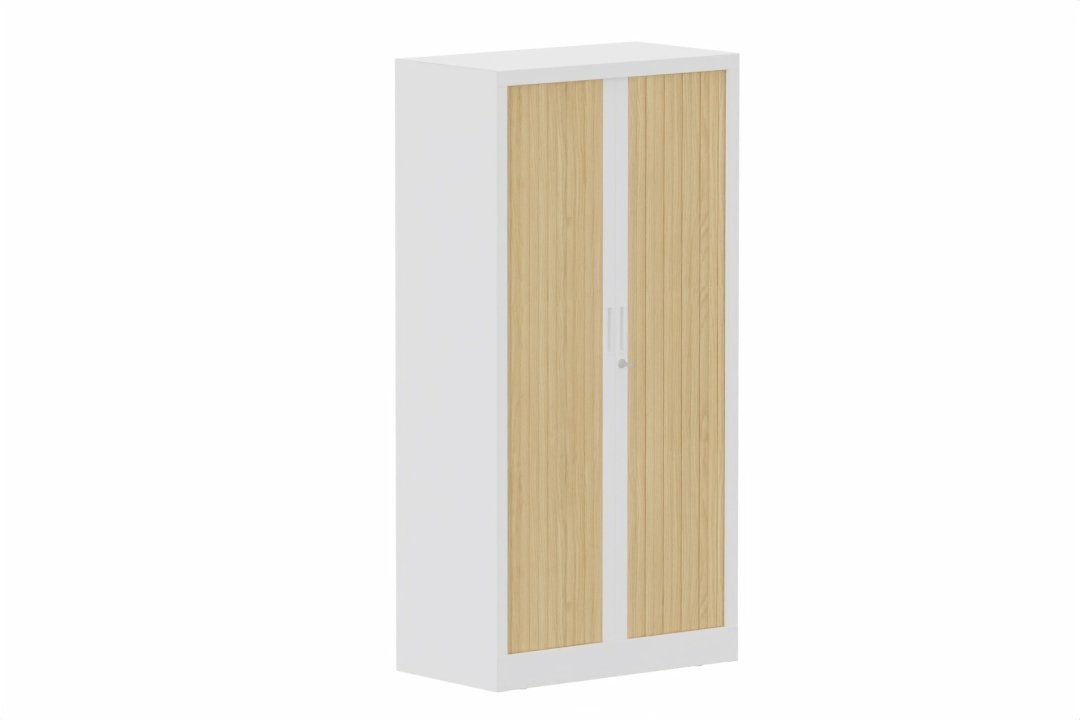 Armoire à rideaux H160xL080cm 3 tablettes