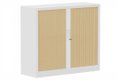 Armoire à rideaux H105xL120cm 2 tablettes