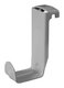 Crochet porte-cartable époxy pour table GANGE/LEM/TAGE - Gris alu RAL 9006
