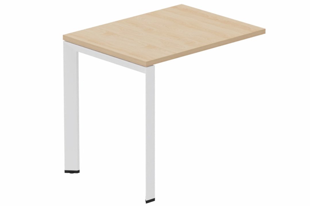 Retour direct 120x60cm sur pied hêtre/blanc