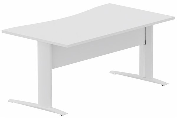 Gamme K1 - Plans vagues - Plan vague symétrique, VDF Bois, 180x90x80cm blanc/blanc - sur délai