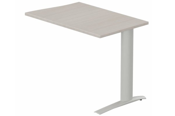 Gamme K1 - Extensions - Plans vagues - Retour à droite sur pied, Acacia/Aluminium