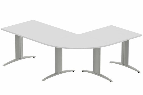 Gamme K2 - Ensembles panoramiques - Ensemble panoramique - plan principal 180x80cm blanc/aluminium - sur délai
