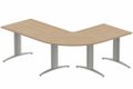 Ensemble panoramique - plan principal 140x80cm hêtre/aluminium