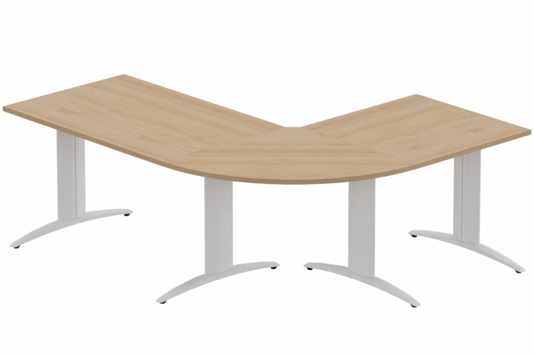 Ensemble panoramique - plan principal 140x80cm hêtre/blanc