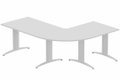 Ensemble panoramique - plan principal 120x80cm blanc/blanc - sur délai