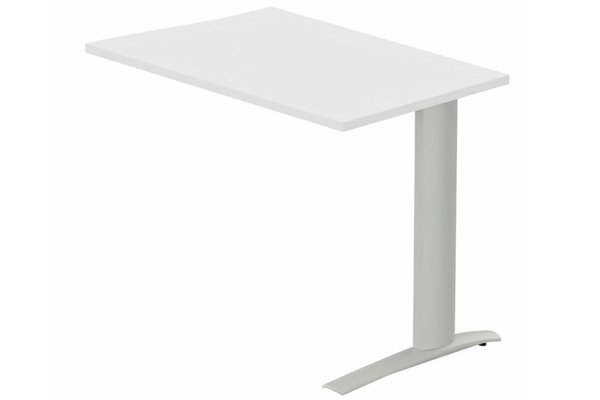 Gamme K1 - Extensions - Plans vagues - Retour à droite sur pied, Blanc/Aluminium