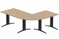 Ensemble panoramique - plan principal 160x80cm hêtre/anthracite
