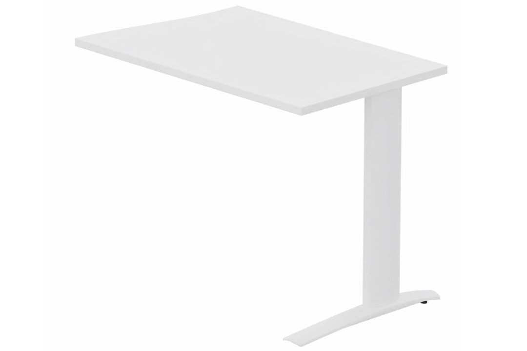 Retour à droite sur pied, Blanc/Blanc