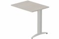 Retour direct 120x60cm sur pied, plateau acacia, structure aluminium